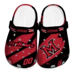 Miami RedHawks Clogs - Custom Circuit Geometry Red Black 1 Miami RedHawks Clogs – Custom Circuit Geometry Red Black 1