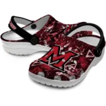 miami-redhawks-clog-personalized-graffiti-burst-red-black-best-selling.webp