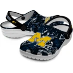 michigan-wolverines-clog-customized-graffiti-burst-blue-black-best-selling.webp
