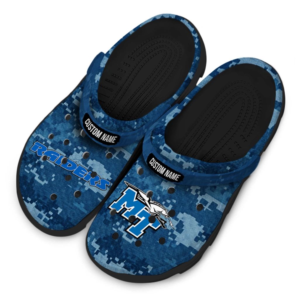middle-tennessee-blue-raiders-clog-personalized-digital-camo-blue-latest-model.webp