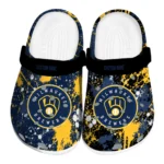 Milwaukee Brewers Clogs - Custom Splatter Splash Navy Blue Black 1 milwaukee-brewers-clog-custom-splatter-splash-navy-blue-black-best-selling.webp