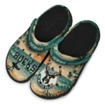milwaukee-bucks-clog-custom-wave-scene-fir-green-best-selling.webp