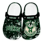 Milwaukee Bucks Clogs - Customized Graffiti Burst Green Black 1 milwaukee-bucks-clog-customized-graffiti-burst-green-black-best-selling.webp