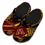 Minnesota Golden Gophers Clogs – Custom Circuit Geometry Maroon Black 1