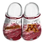 Minnesota Golden Gophers Clogs - Personalized Wave Swirl Maroon White 1 minnesota-golden-gophers-clog-personalized-wave-swirl-maroon-white-best-selling.webp