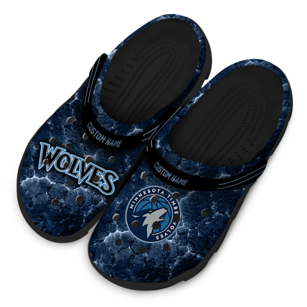 minnesota-timberwolves-clog-customized-cracked-energy-midnight-blue-black-latest-model.webp