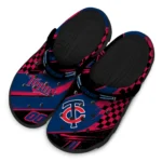 Minnesota Twins Clogs – Custom Circuit Geometry Navy Black 1