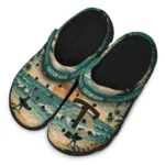 minnesota-twins-clog-customized-wave-scene-fir-green-best-selling.webp
