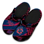 minnesota-twins-clog-personalized-checkered-streaks-navy-black-best-selling.webp