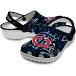 minnesota-twins-clog-personalized-graffiti-burst-navy-black-best-selling.webp