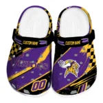 Minnesota Vikings Clogs - Custom Checkered Streaks Purple Black 1 minnesota-vikings-clog-custom-checkered-streaks-purple-black-best-selling.webp