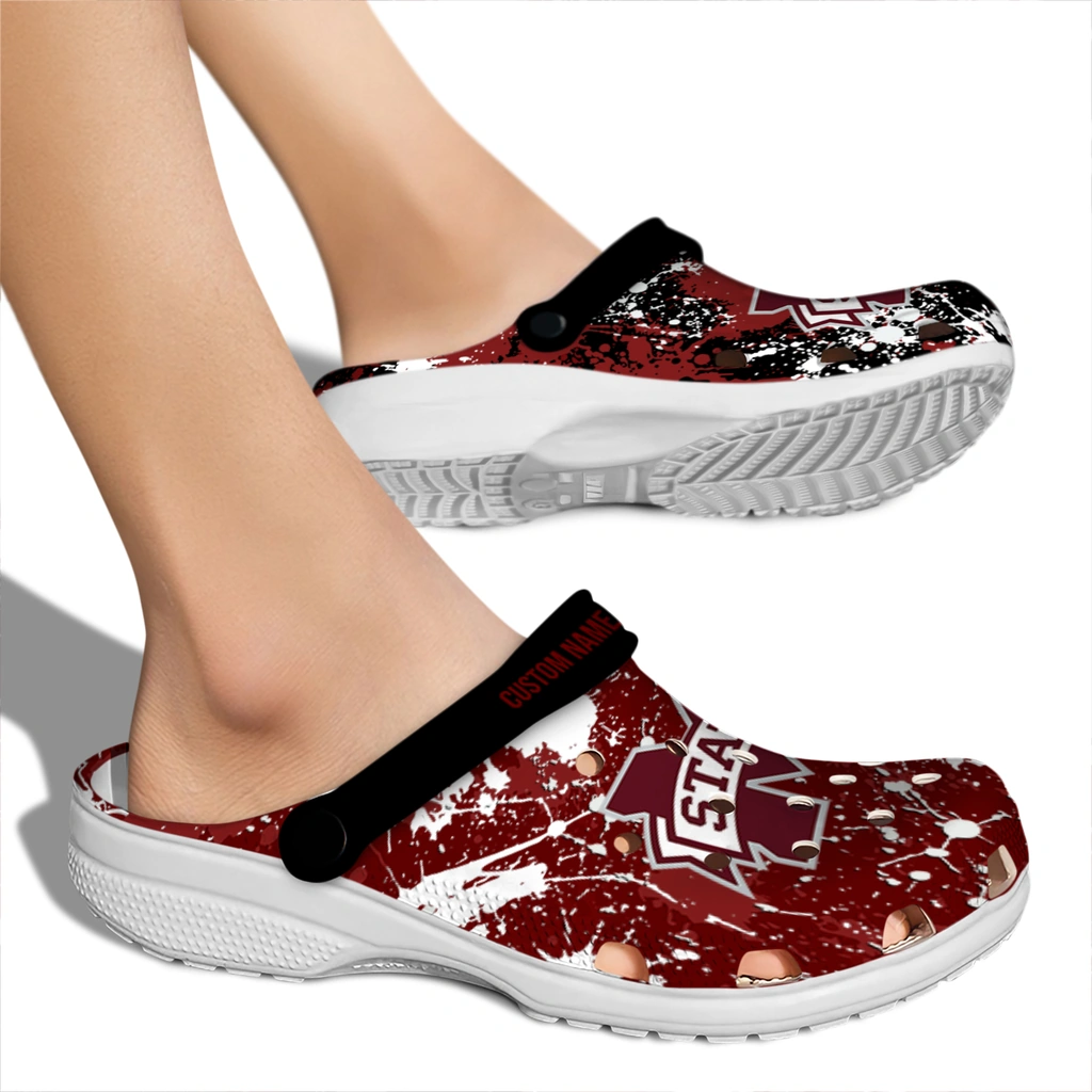 mississippi-state-bulldogs-clog-customized-splatter-splash-maroon-black-fashion-forward.webp