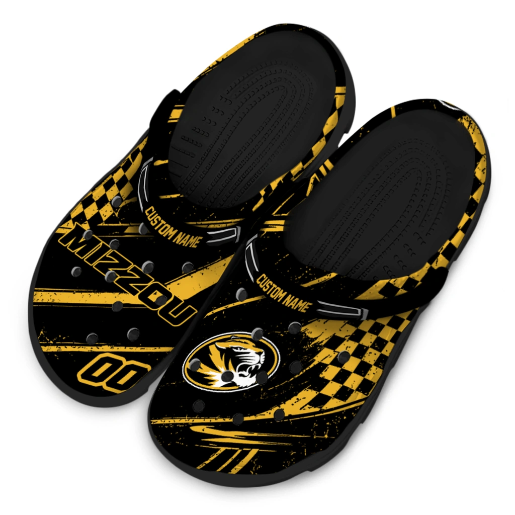 missouri-tigers-clog-custom-checkered-streaks-black-latest-model.webp