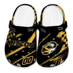 Missouri Tigers Clogs - Customized Circuit Geometry Black 1 Missouri Tigers Clogs – Customized Circuit Geometry Black 1