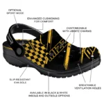 Missouri Tigers Clogs – Customized Circuit Geometry Black 1