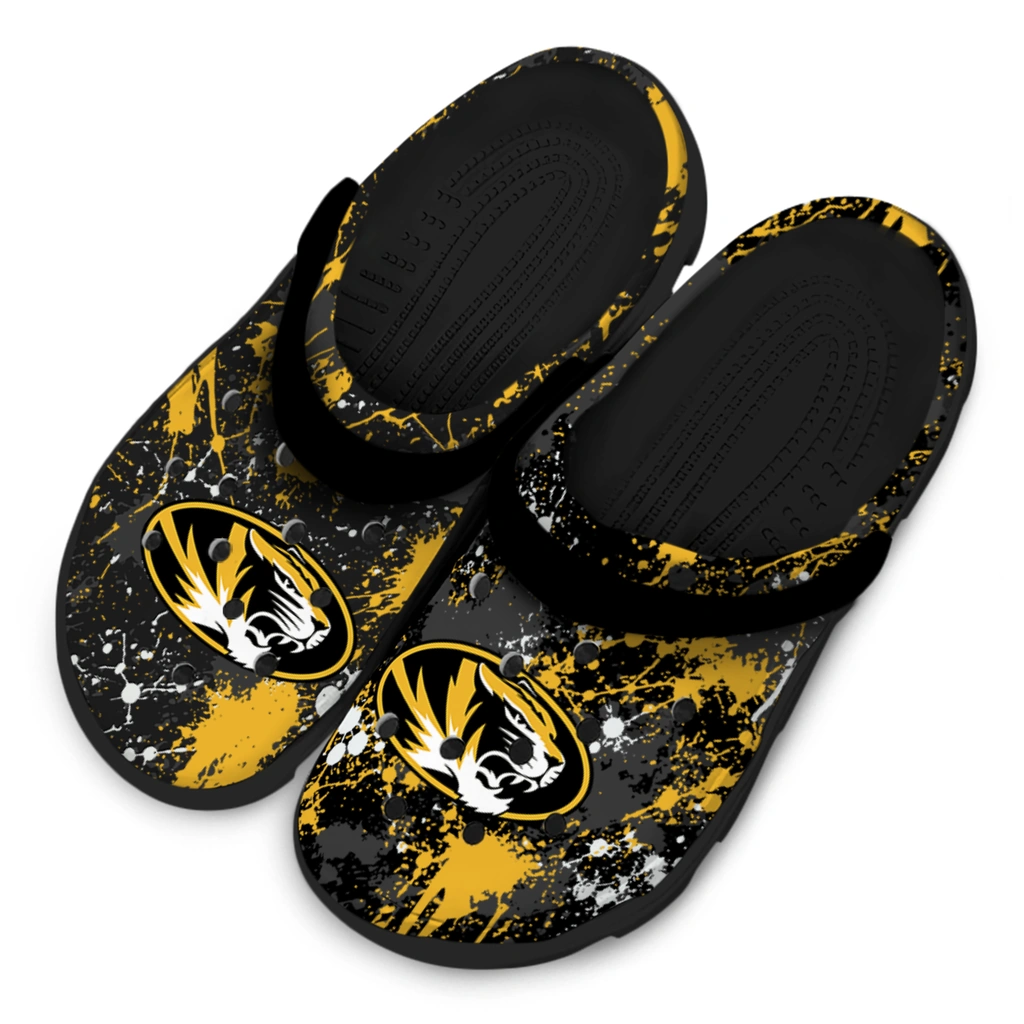 missouri-tigers-clog-personalized-splatter-splash-black-latest-model.webp