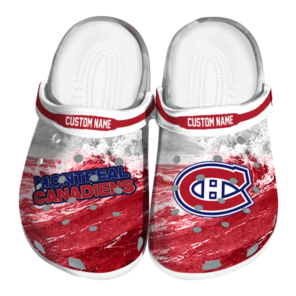montreal-canadiens-clog-custom-wave-swirl-red-white-best-selling.webp montreal canadiens clog custom wave swirl red white best selling