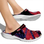 Montreal Canadiens Clogs – Customized Circuit Geometry Red Black 1