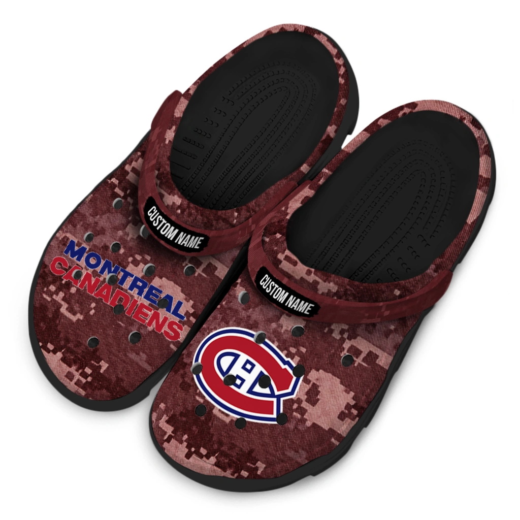 montreal-canadiens-clog-customized-digital-camo-red-latest-model.webp