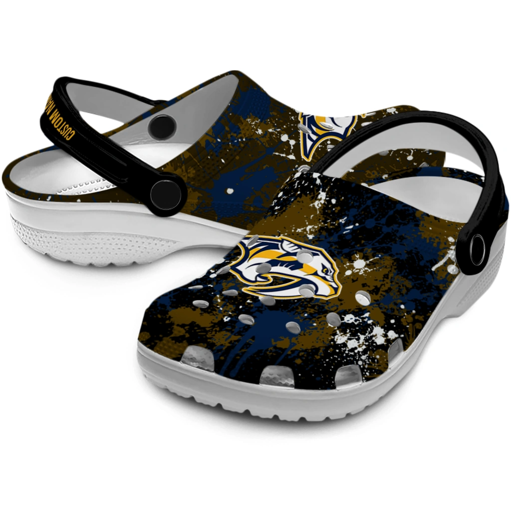 nashville-predators-clog-custom-splatter-splash-gold-black-high-quality.webp
