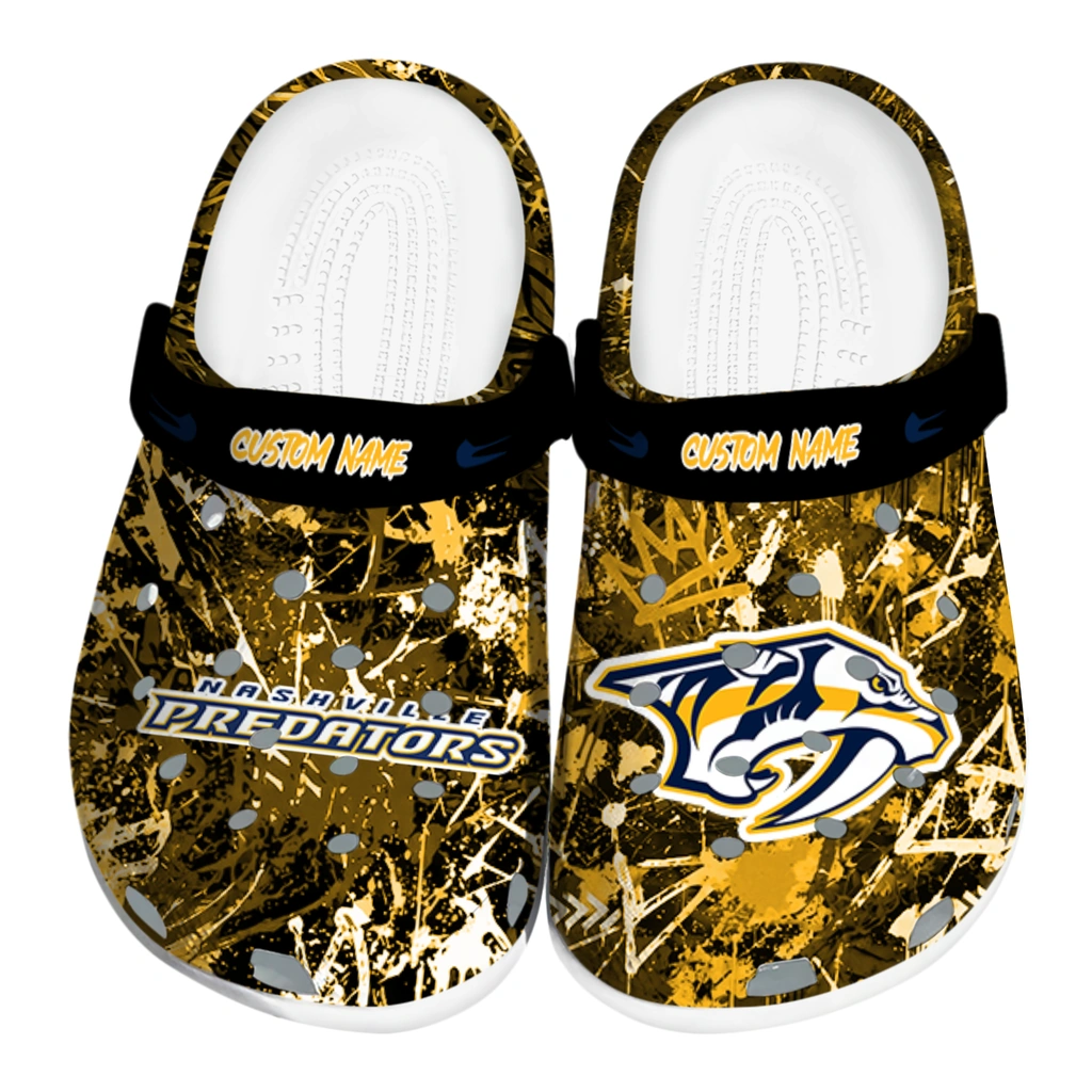 nashville-predators-clog-customized-graffiti-burst-gold-black-best-selling.webp nashville predators clog customized graffiti burst gold black best selling
