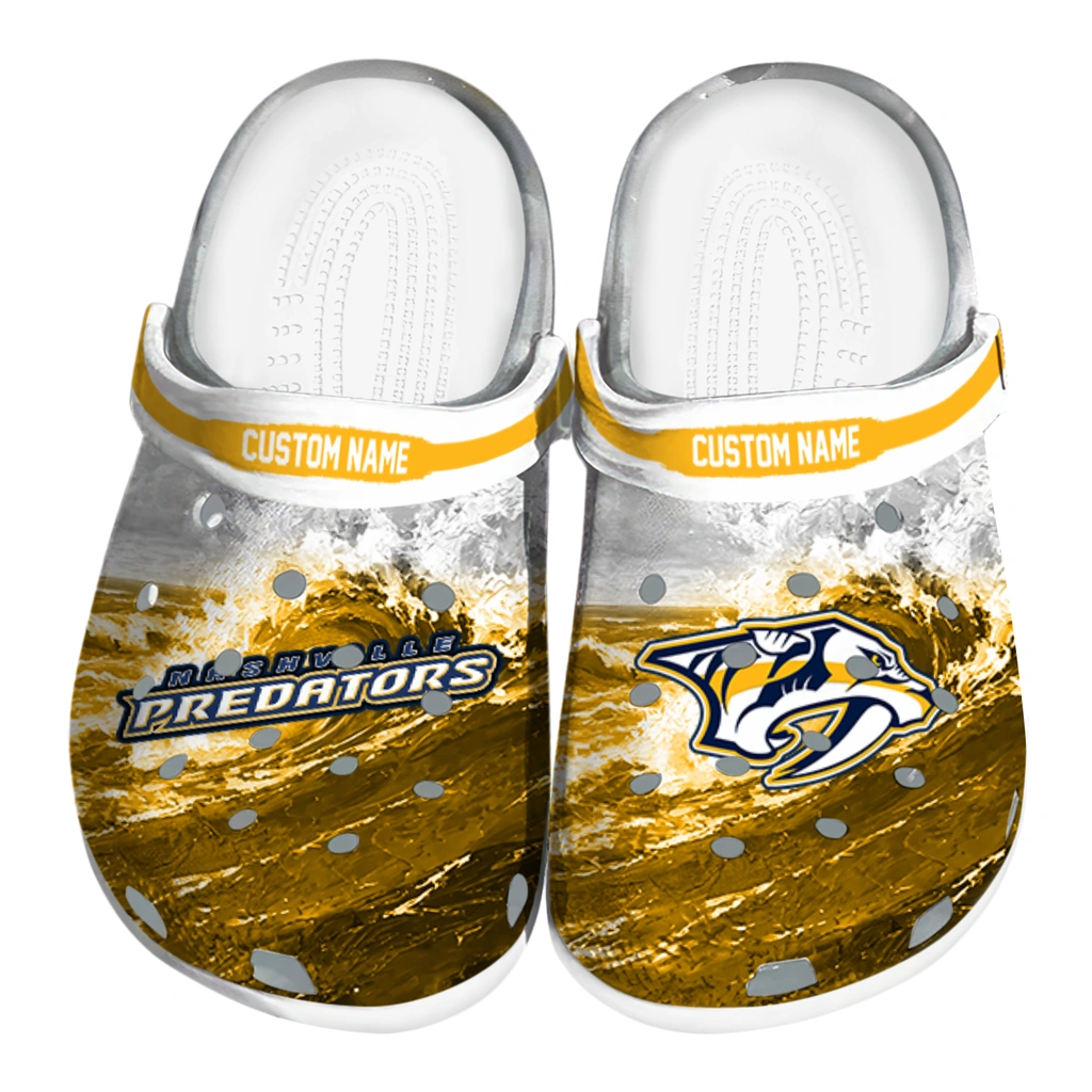 nashville-predators-clog-customized-wave-swirl-gold-white-best-selling.webp nashville predators clog customized wave swirl gold white best selling