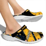 Nashville Predators Clogs – Personalized Circuit Geometry Gold Black 1