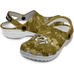 nashville-predators-clog-personalized-digital-camo-gold-best-selling.webp