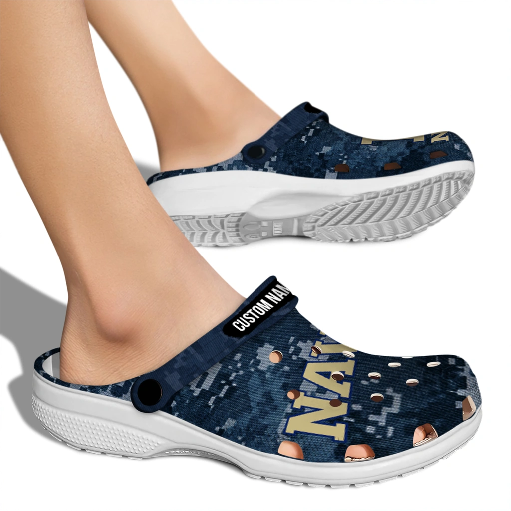 navy-midshipmen-clog-custom-digital-camo-blue-fashion-forward.webp