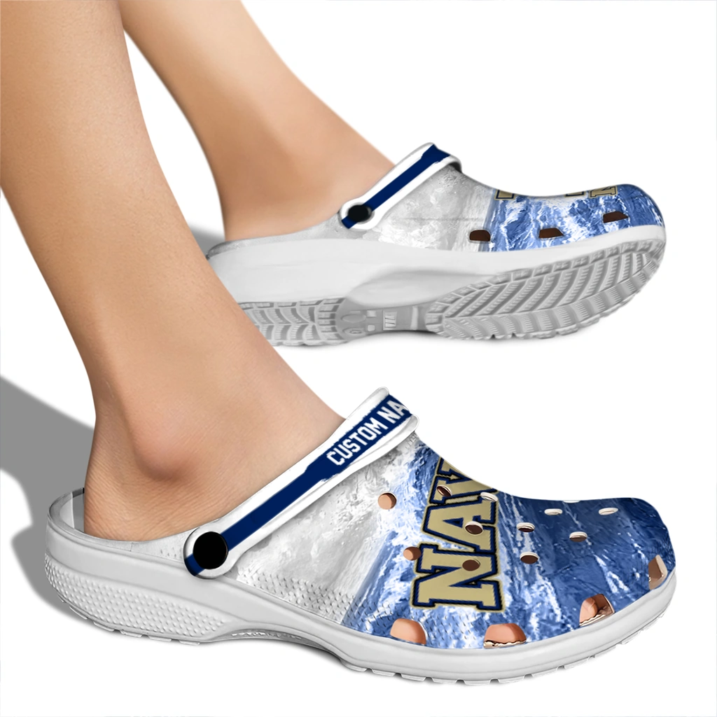 navy-midshipmen-clog-personalized-wave-swirl-blue-white-fashion-forward.webp