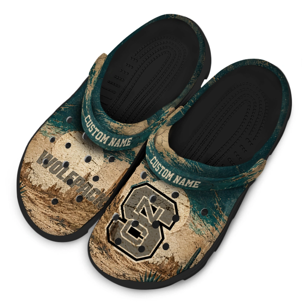 nc-state-wolfpack-clog-customized-cracked-landscape-fir-green-beige-latest-model.webp