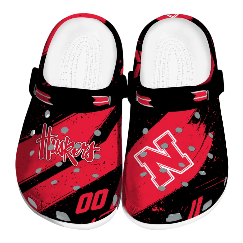 nebraska-cornhuskers-clog-customized-checkered-streaks-red-black-best-selling.webp nebraska cornhuskers clog customized checkered streaks red black best selling