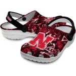 nebraska-cornhuskers-clog-customized-graffiti-burst-red-black-best-selling.webp