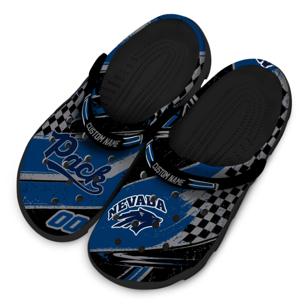 nevada-wolf-pack-clog-customized-checkered-streaks-blue-black-latest-model.webp