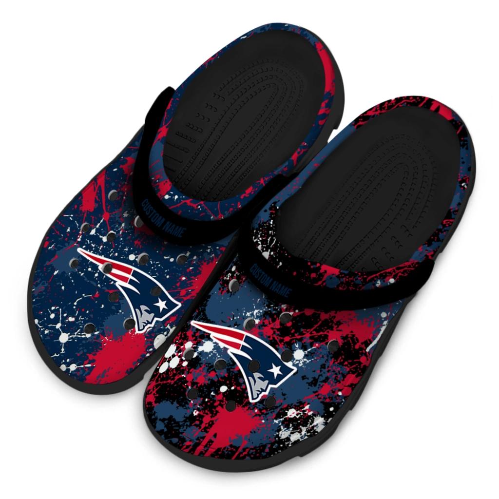 new-england-patriots-clog-custom-splatter-splash-blue-black-latest-model.webp