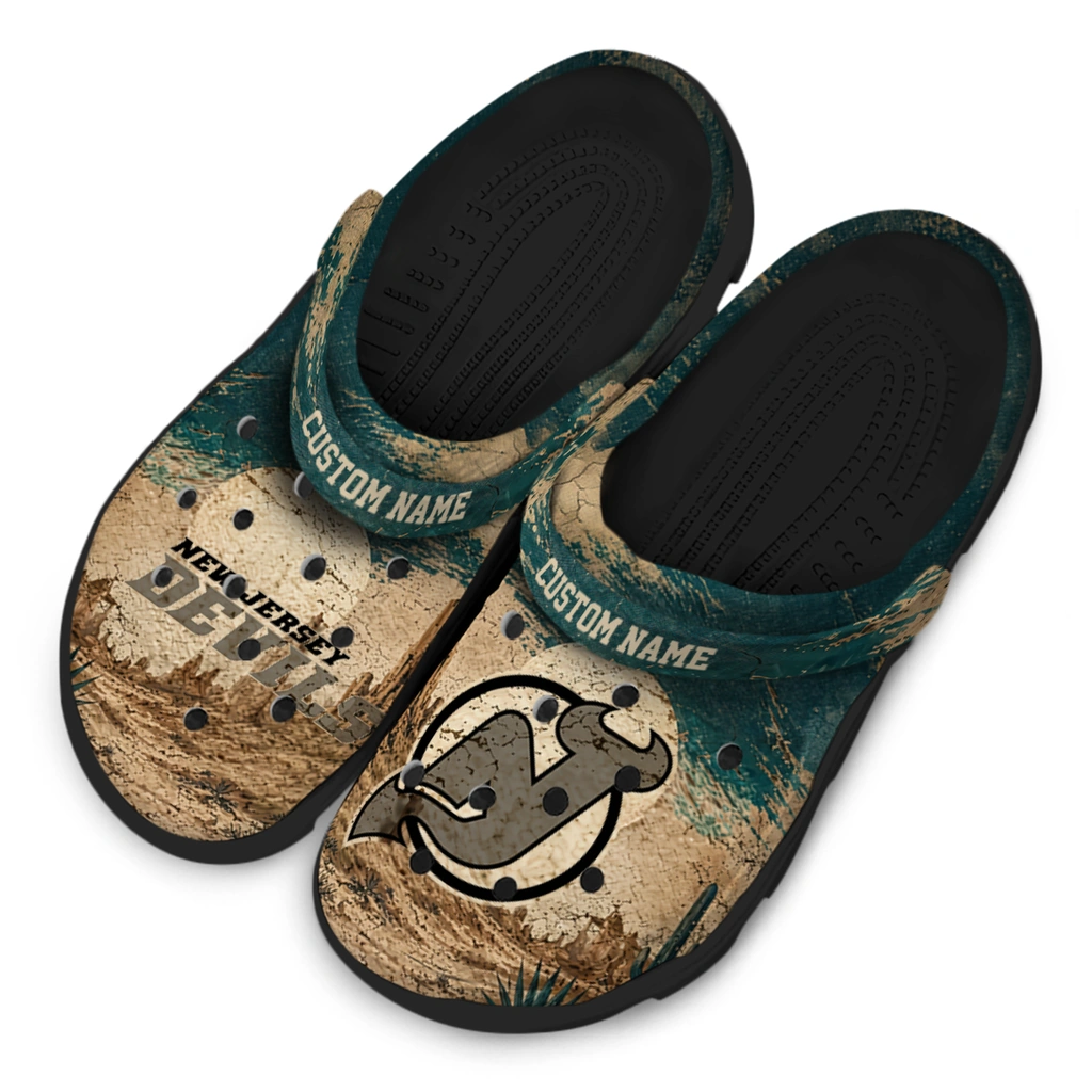 new-jersey-devils-clog-custom-cracked-landscape-fir-green-beige-latest-model.webp