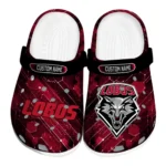 New Mexico Lobos Clogs - Customized Circuit Geometry Red Black 1 new-mexico-lobos-clog-customized-circuit-geometry-red-black-best-selling.webp