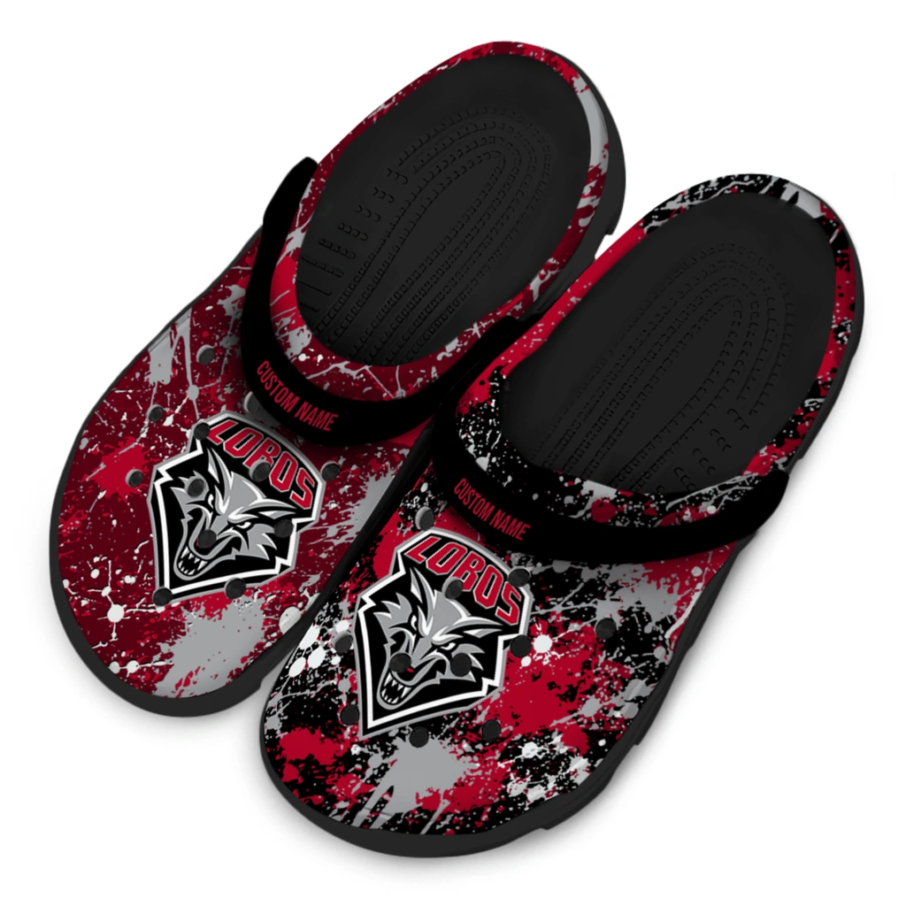 new-mexico-lobos-clog-personalized-splatter-splash-red-black-latest-model.webp