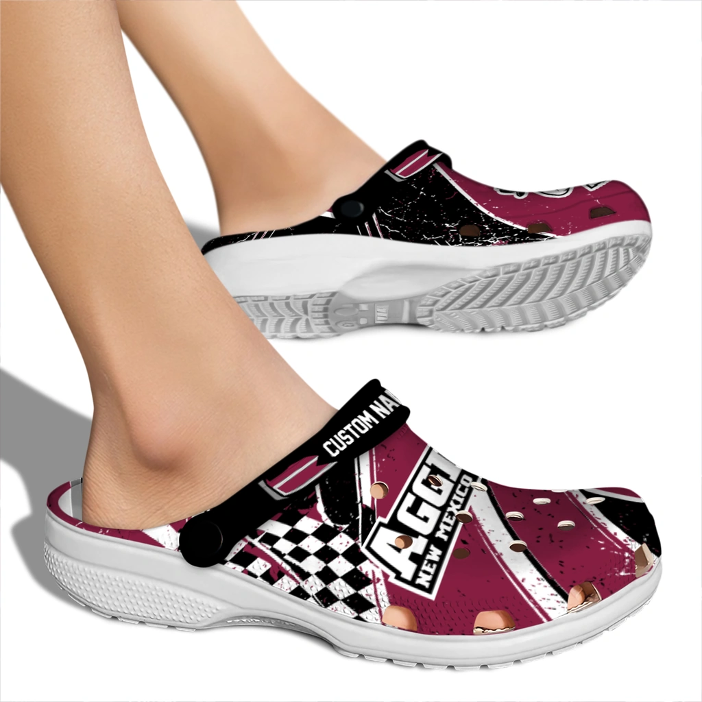 new-mexico-state-aggies-clog-custom-checkered-streaks-crimson-black-fashion-forward.webp