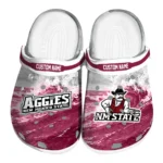New Mexico State Aggies Clogs - Custom Wave Swirl Crimson White 1 new-mexico-state-aggies-clog-custom-wave-swirl-crimson-white-best-selling.webp