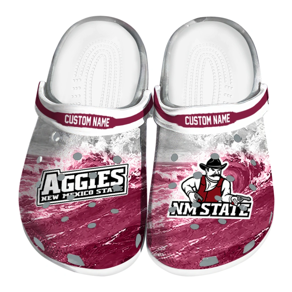 new-mexico-state-aggies-clog-custom-wave-swirl-crimson-white-best-selling.webp new mexico state aggies clog custom wave swirl crimson white best selling
