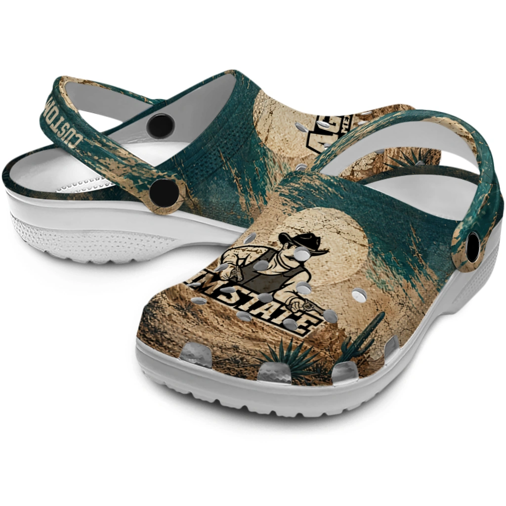 new-mexico-state-aggies-clog-customized-cracked-landscape-fir-green-beige-high-quality.webp