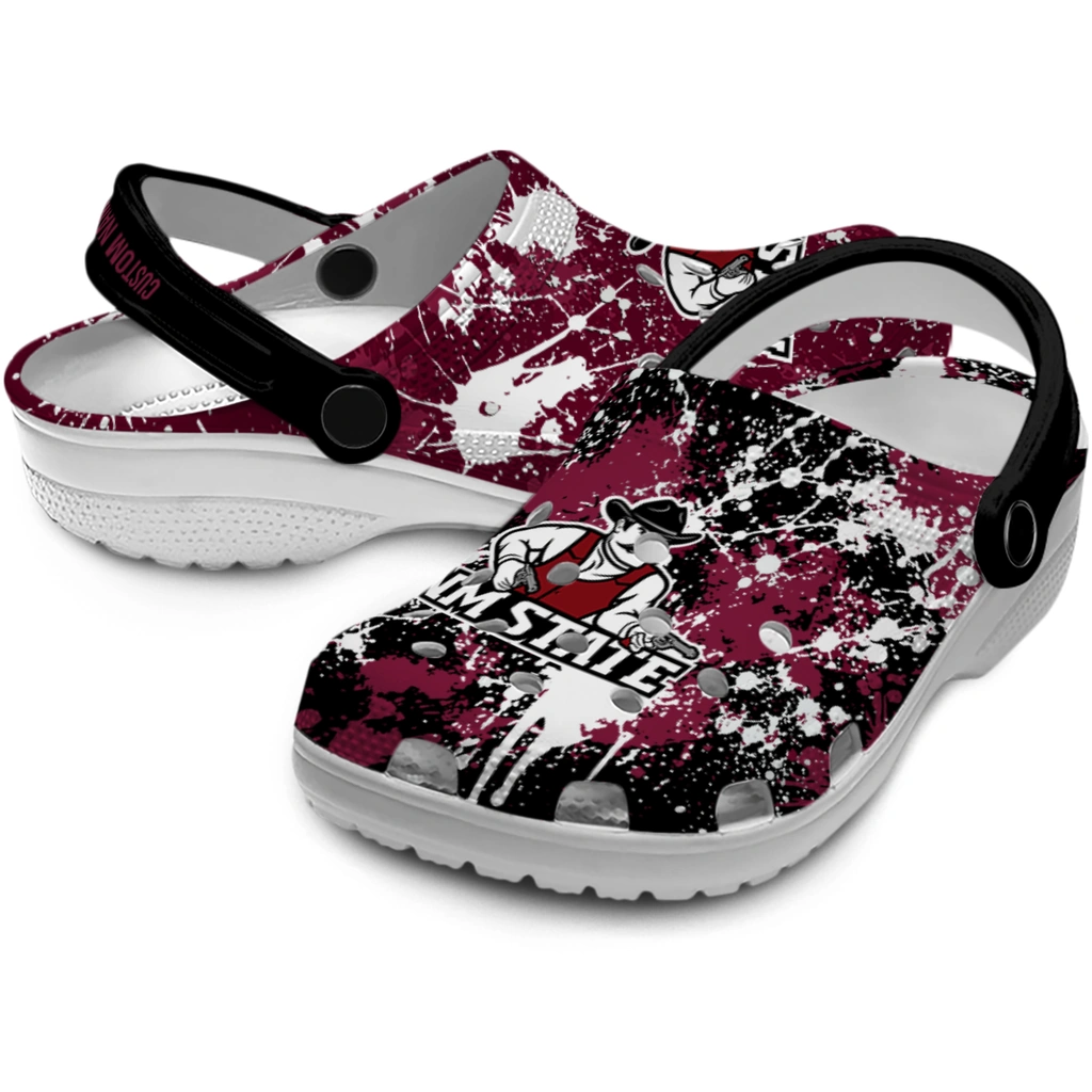 new-mexico-state-aggies-clog-personalized-splatter-splash-crimson-black-high-quality.webp