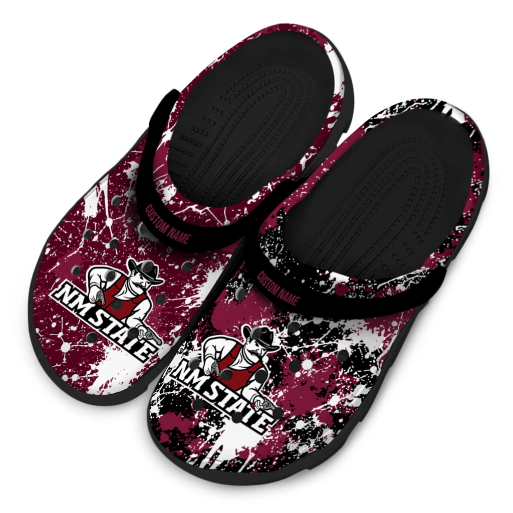 new-mexico-state-aggies-clog-personalized-splatter-splash-crimson-black-latest-model.webp