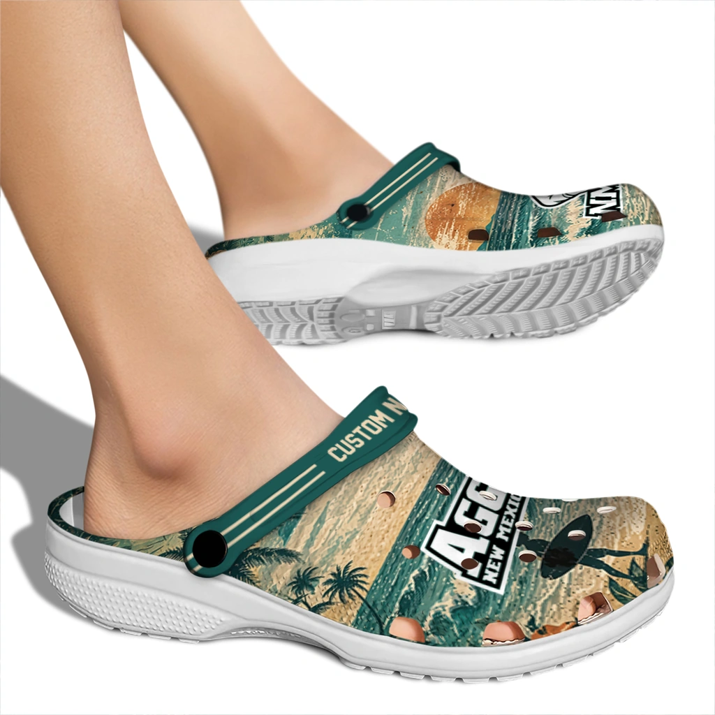 new-mexico-state-aggies-clog-personalized-wave-scene-fir-green-fashion-forward.webp