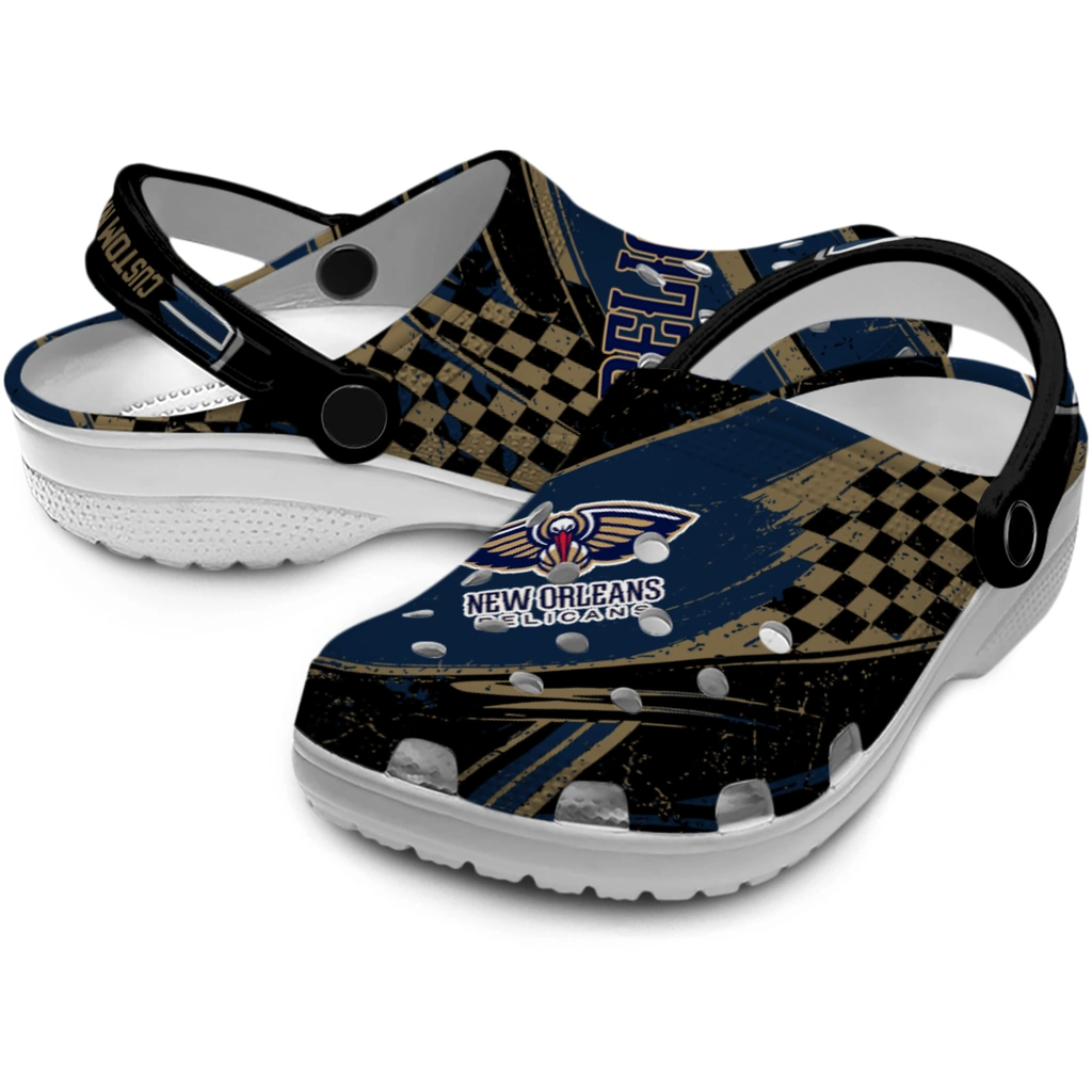new-orleans-pelicans-clog-custom-checkered-streaks-navy-black-high-quality.webp