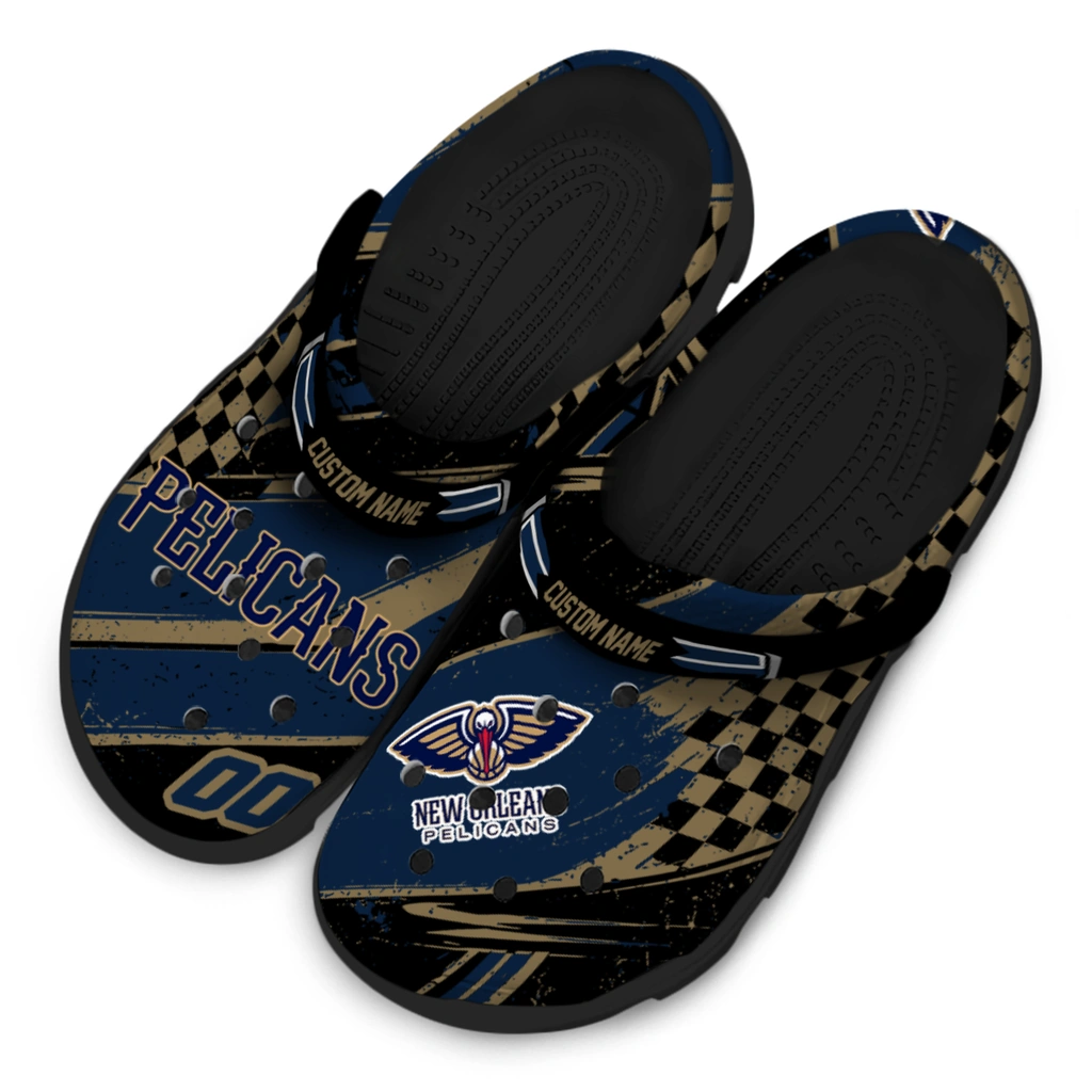 new-orleans-pelicans-clog-custom-checkered-streaks-navy-black-latest-model.webp