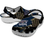 New Orleans Pelicans Clogs – Customized Circuit Geometry Navy Black 1