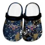 New Orleans Pelicans Clogs - Personalized Splatter Splash Navy Black 1 new-orleans-pelicans-clog-personalized-splatter-splash-navy-black-best-selling.webp