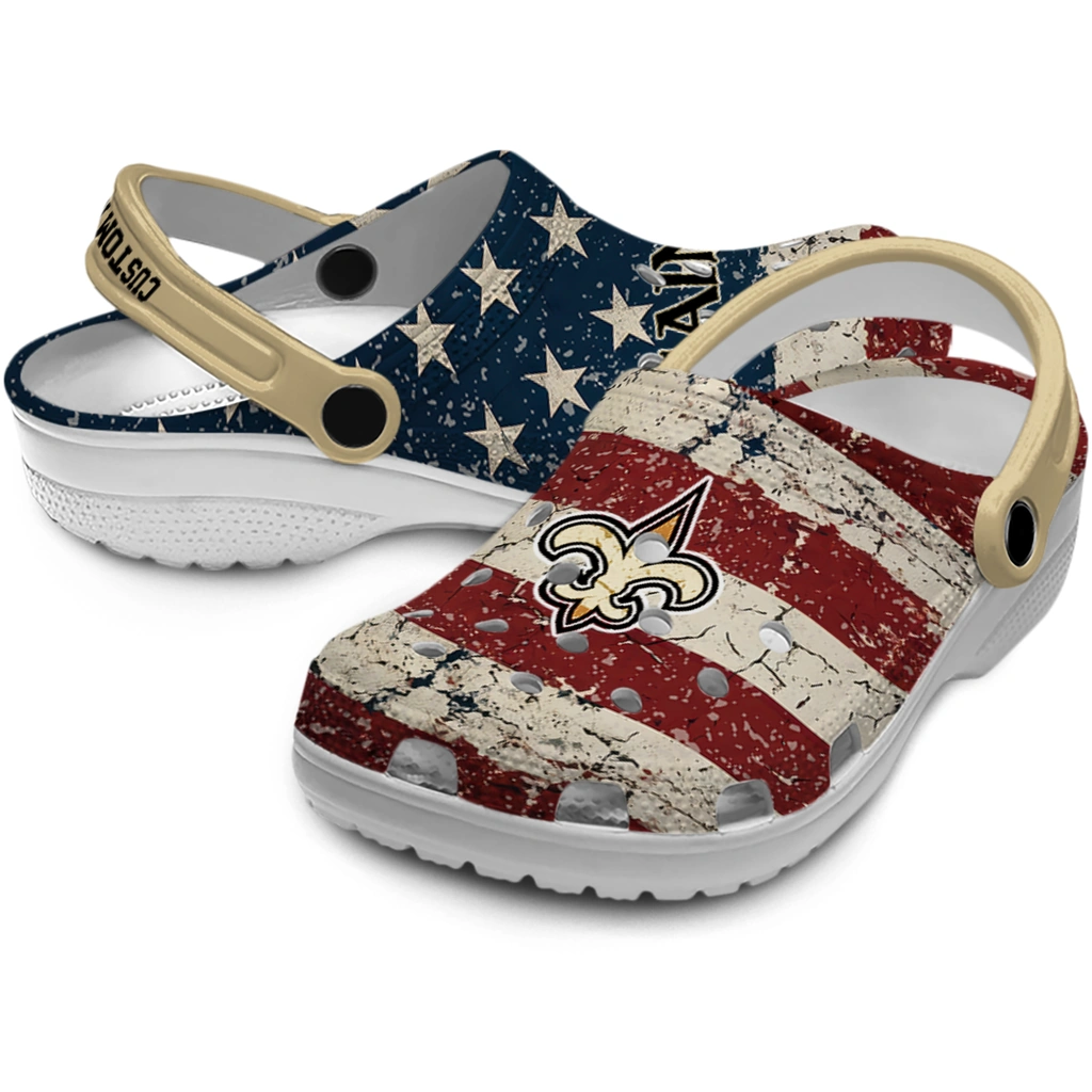 new-orleans-saints-clog-custom-distressed-stripes-gold-red-blue-high-quality.webp